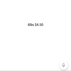 Extra Shipping Label 6lbs